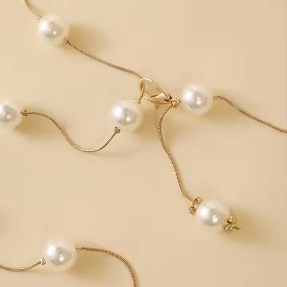 Pearl Decor Chain Belt - Picture 4 of 4